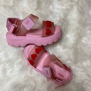 Mom’s Mini Melissa heart sandals